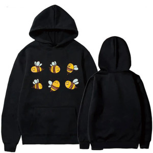 Bienen-Sweatshirt "Fröhlicher Bienenstock" – Bequemer Hoodie