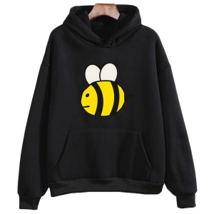 Bienen Hoodie "Minimalistischer Buzz" | Süßer Kapuzenpullover