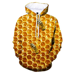 Bienen Hoodie "Honigwaben-Genuss" – Stil & Komfort | Shop