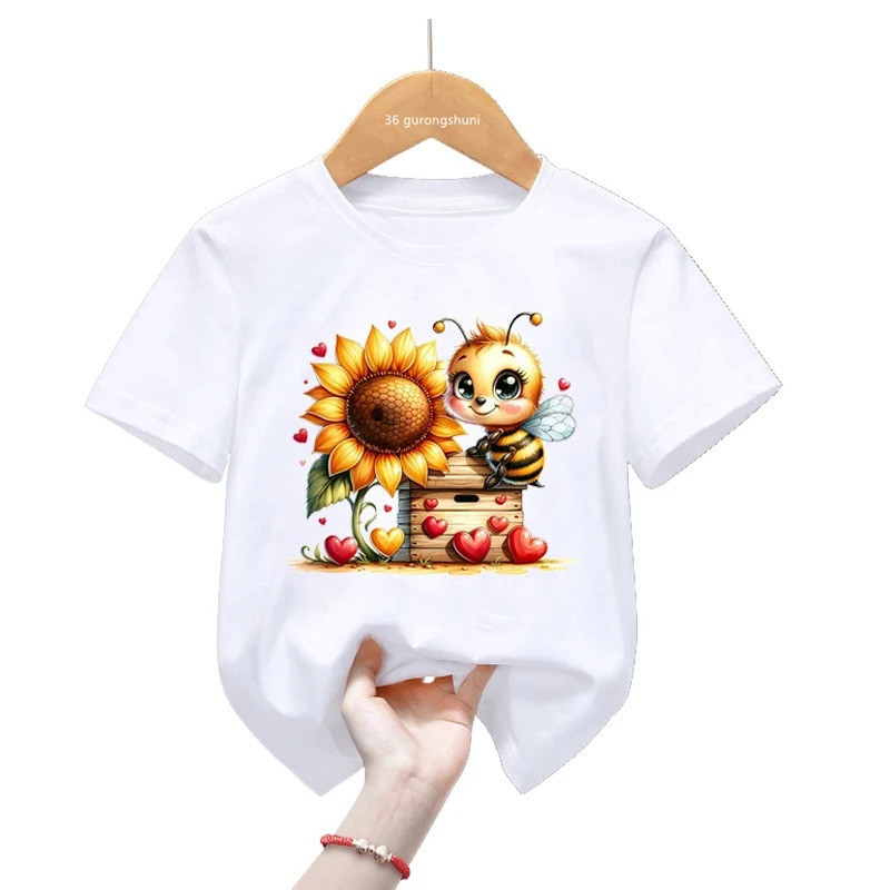 Süßes Bienen T-Shirt "Feld-Schätze" für Kinder | 1001bees.com
