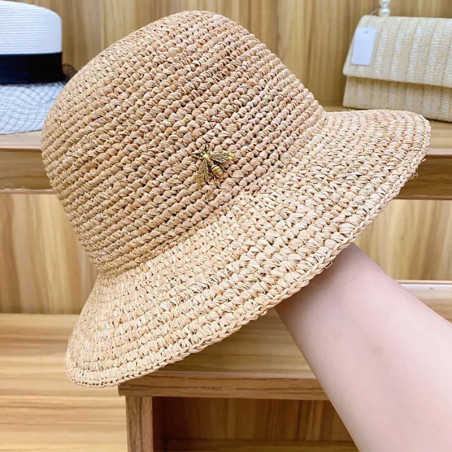 Bienenhut aus Raffia – Natürliche Eleganz für den Sommer