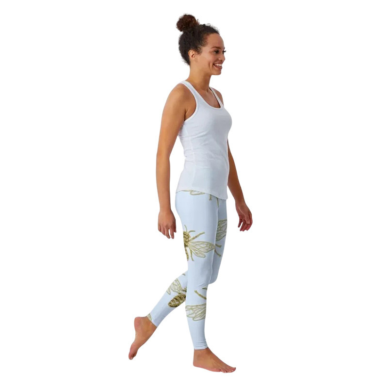 Bienen Leggings "Pastellhimmel" – Süß, bequem & einzigartig