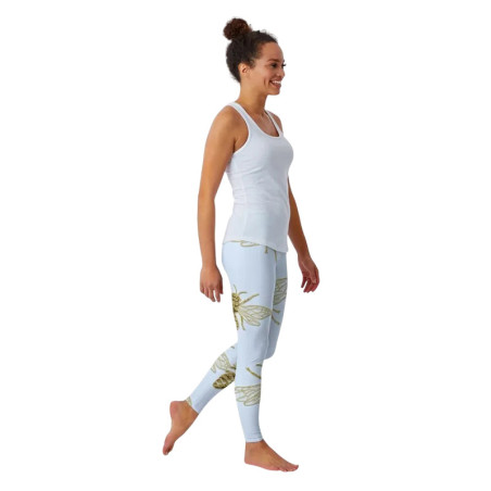 Bienen Leggings "Pastellhimmel" – Süß, bequem & einzigartig