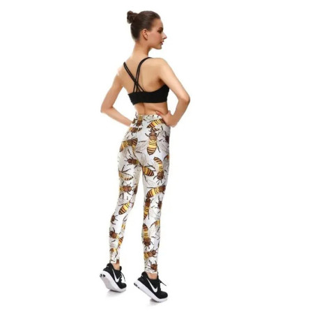Bienen-Leggings „Elegante Sammlerin“ – Komfort & Natur-Stil