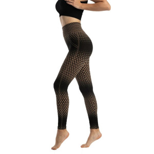 Leggings 'Wabenglanz' – Komfort & geometrisches Design