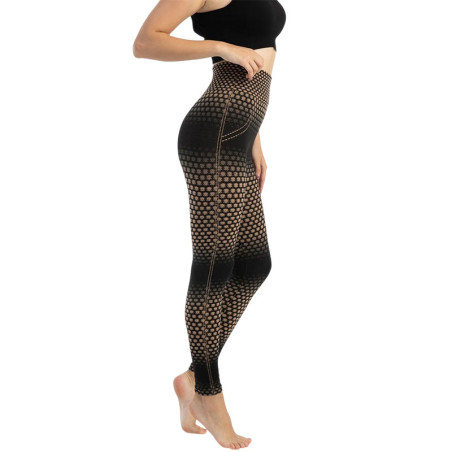 Leggings 'Wabenglanz' – Komfort & geometrisches Design