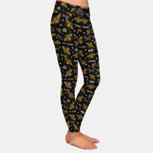 Bienen Leggings "Bee Queen" | Süß, Elegant & Bequem
