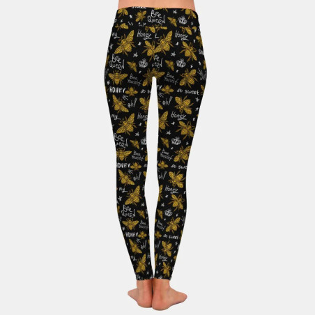 Bienen Leggings "Bee Queen" | Süß, Elegant & Bequem