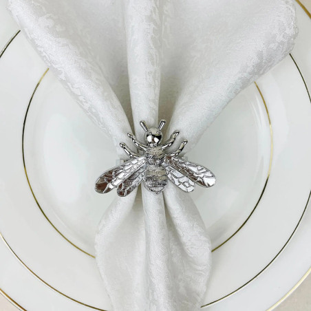 Bienen Serviettenringe aus Metall | 6er-Set – Elegant & Luxuriös