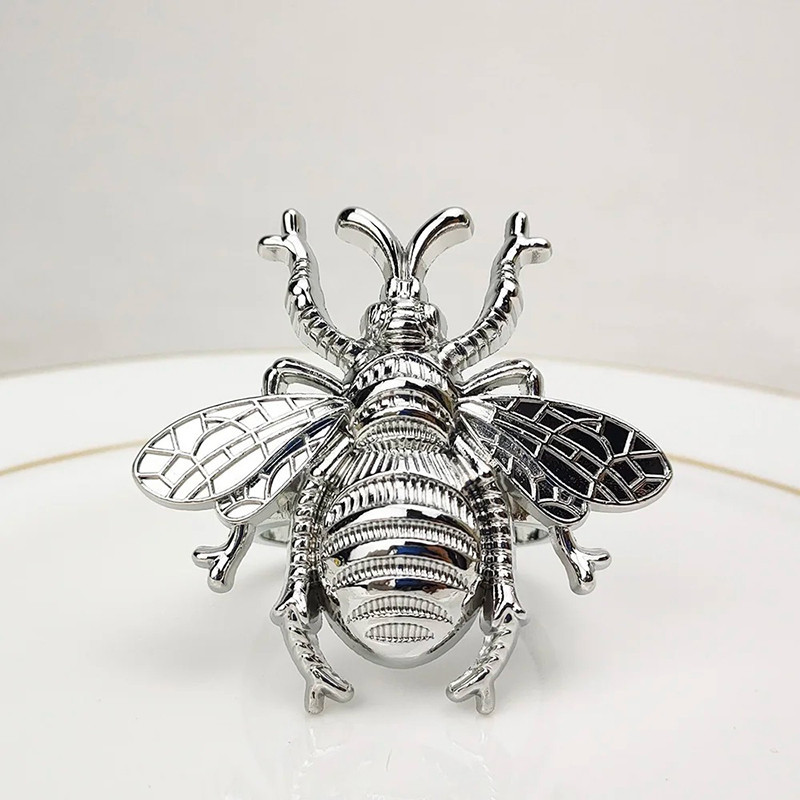 Königliche Bienen Serviettenringe | Eleganz & Raffinesse