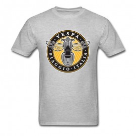 Tshirt Vespa homme vintage Gris