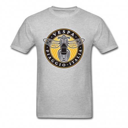 Tshirt Vespa homme vintage Gris