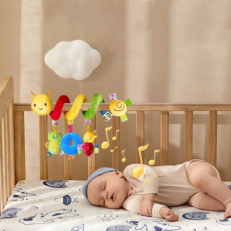 Aktivitätsspirale Biene | Musikalisches Babyspielzeug 0-12 M.