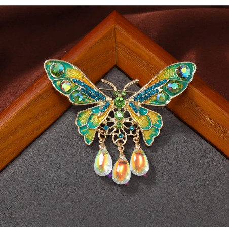 Große Schmetterlingsbrosche | Einzigartiger Schmuck in 2 Farben