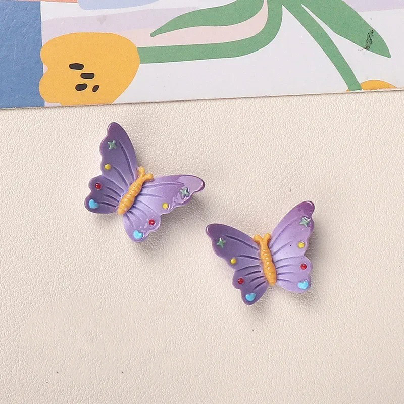 Mini Schmetterlinge aus Harz – 10er-Set für Basteln & DIY Deko
