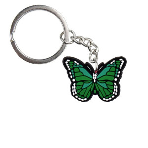Bunter Schmetterling Schlüsselanhänger aus PVC | Süße Geschenkidee 🦋