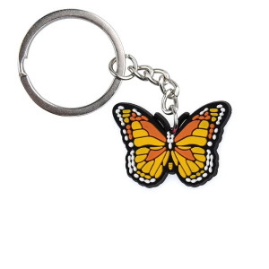 Bunter Schmetterling Schlüsselanhänger aus PVC | Süße Geschenkidee 🦋