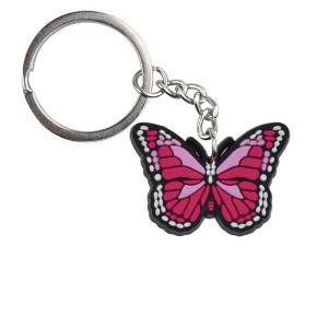 Bunter Schmetterling Schlüsselanhänger aus PVC | Süße Geschenkidee 🦋