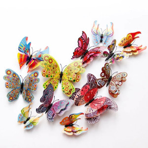 Lot de Stickers Papillon “Nuée Féerique Multicolore”