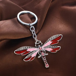 Bunter Libellen Schlüsselanhänger aus Acryl - Einzigartiges Geschenk