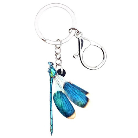 Schlüsselanhänger Libelle Blau | Süßes Geschenk | 1001bees.com