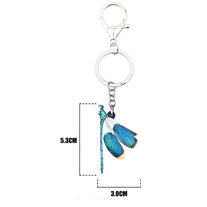 Schlüsselanhänger Libelle Blau | Süßes Geschenk | 1001bees.com