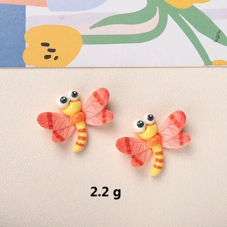 Libellen-Figuren aus Harz - 10er-Set für DIY & Basteln