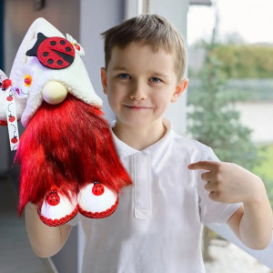 Großer Marienkäfer Wichtel | Süße Deko & Geschenkidee