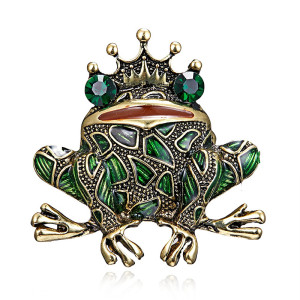 Königlicher Frosch Brosche | Einzigartige Geschenkidee für Frauen
