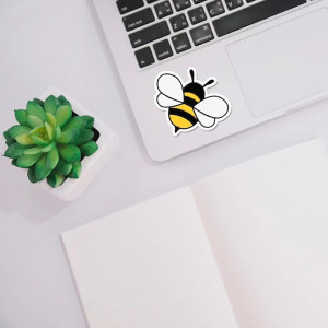 Süße Bienenaufkleber | Sticker-Set mit 10, 30 oder 50 Stück
