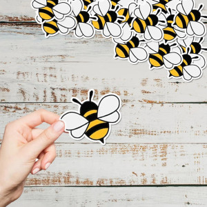 Süße Bienenaufkleber | Sticker-Set mit 10, 30 oder 50 Stück