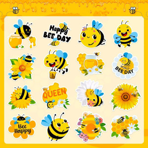 Rolle mit 500 Bienen-Aufklebern | Sticker für Imker & DIY