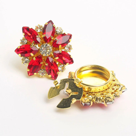Knopfschmuck "Königliche Blume" | Schickes & Luxuriöses Accessoire
