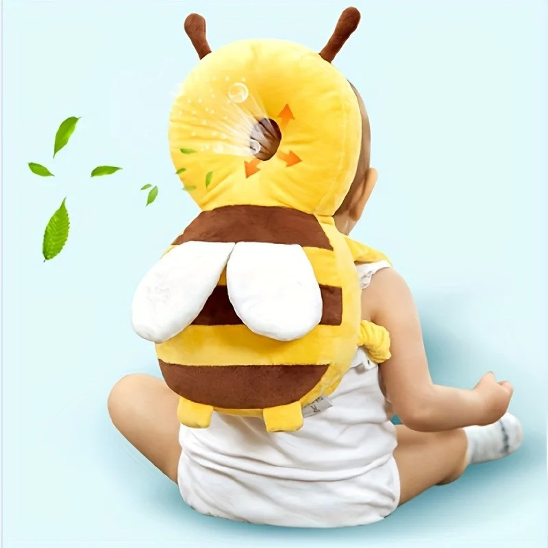 Bienen-Fallschutzkissen für Babys | Sicherer Kopfschutz & Komfort