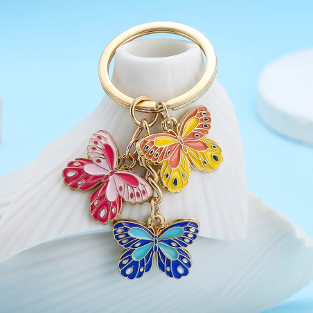 Schmetterling Schlüsselanhänger 'Zauberhaftes Trio' | 1001BEES