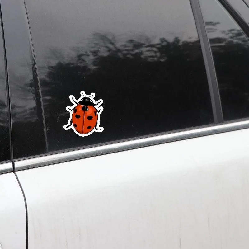 Glücksmarienkäfer Aufkleber – Eleganter & langlebiger Sticker