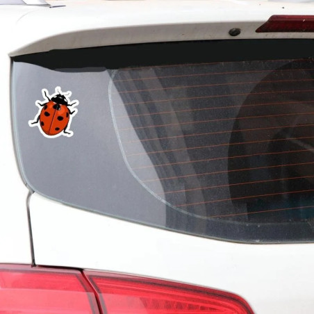 Glücksmarienkäfer Aufkleber – Eleganter & langlebiger Sticker