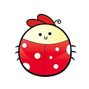 Kawaii Marienkäfer Aufkleber - Süßer & Einzigartiger Sticker