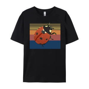 Marienkäfer T-Shirt Herren – "Retro Chic" Vintage & Elegant