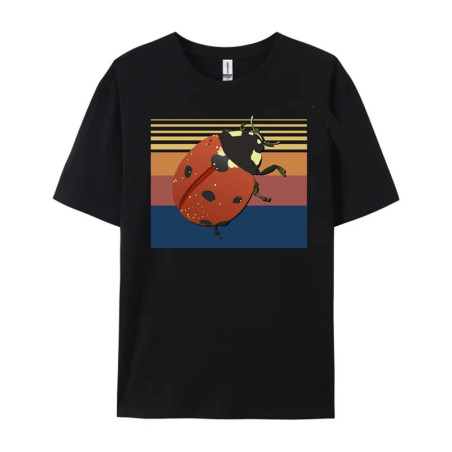 Marienkäfer T-Shirt Herren – "Retro Chic" Vintage & Elegant