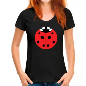 Marienkäfer T-Shirt Damen – Süßes Glücksbringer Shirt | 1001bees