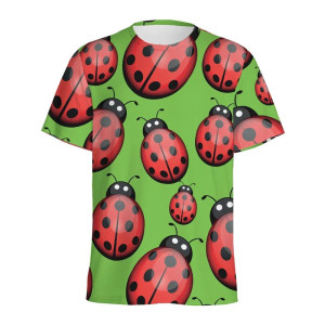 Marienkäfer T-Shirt "Frühlingsgarten" – Frische & gute Laune