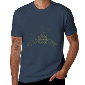 Marienkäfer T-Shirt "Heilige Geometrie" – Eleganz & Symbolik