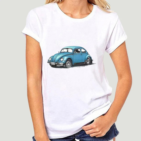 Vintage Käfer T-Shirt für Damen – Retro Auto Shirt | 1001bees