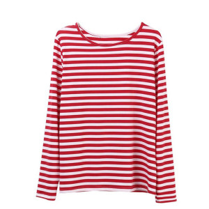 Marienkäfer T-Shirt Damen "Nautische Streifen" | 100% Baumwolle