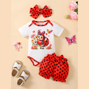 Marienkäfer Strampler-Set für Babys | 2-teilig & Süß