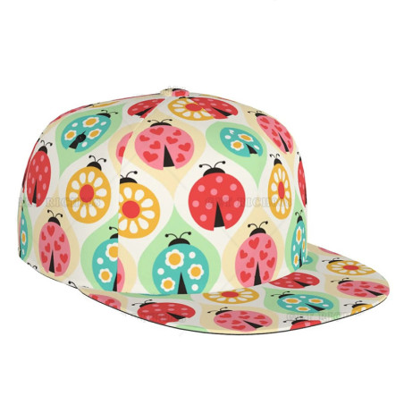 Marienkäfer-Cap "Verspielter Garten" – Ihr süßes Sommer-Accessoire
