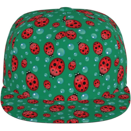 Marienkäfer-Cap "Marienkäfer-Obstgarten" – Süßes Natur-Design