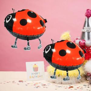 Große Marienkäfer-Ballons – 2er-Set | Ideal für Partys