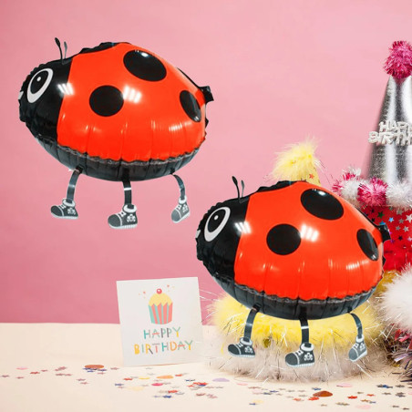 Große Marienkäfer-Ballons – 2er-Set | Ideal für Partys